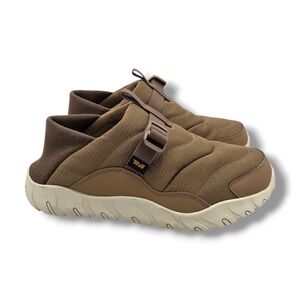 Teva Reember Camp Slip On Shoes Womens 8 Honey Brown